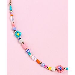 Babyhug Free Size Neck Piece & Bracelet Set- Multicolor