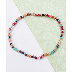 Babyhug Free Size Neck Piece & Bracelet Set- Blue