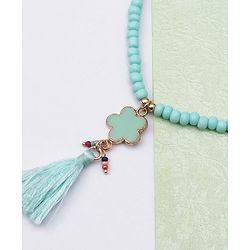 Babyhug Free Size Neck Piece & Bracelet Set- Blue