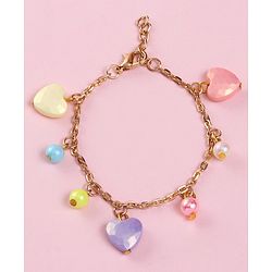 Babyhug Free Size Neck Piece & Bracelet Set- Multicolor