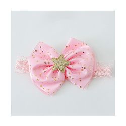 Babyhug Free Size Head Band with Bow Applique  Set of 2 - Multicolour