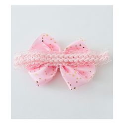Babyhug Free Size Head Band with Bow Applique  Set of 2 - Multicolour