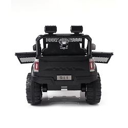 Babyhug Battery Operated Ride On Jeep With Lights and Music - Grey