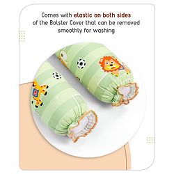 Babyhug Cotton Crib Bedding Set Elephant Print -Multicolor