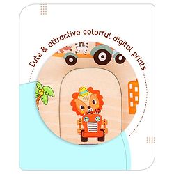 Babyhug Cotton Crib Bedding Set Elephant Print -Multicolor