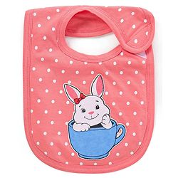 Babyhug Bib Velcro Closure  Animal Print Pack of 5 - Multicolour