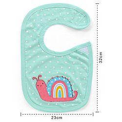 Babyhug Bib Velcro Closure  Animal Print Pack of 5 - Multicolour