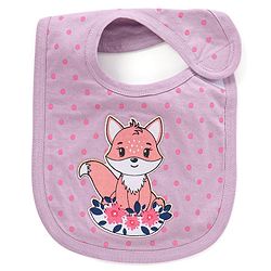 Babyhug Bib Velcro Closure  Animal Print Pack of 5 - Multicolour