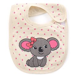 Babyhug Bib Velcro Closure  Animal Print Pack of 5 - Multicolour