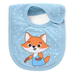Babyhug Bib Velcro Closure  Animal Print Pack of 5 - Multicolour