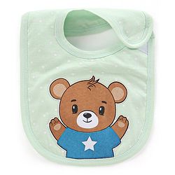 Babyhug Bib Velcro Closure  Animal Print Pack of 5 - Multicolour