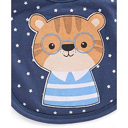 Babyhug Bib Velcro Closure  Animal Print Pack of 5 - Multicolour