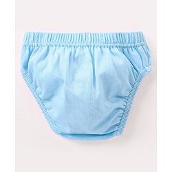 Babyhug 100% Cotton Antibacterial Briefs Stripes & Bear Print Pack of 3 - Blue & Red