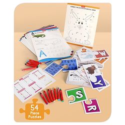 Babyhug Learn the Alphabet Jigsaw Puzzle With Activity Kit - 54 Pieces