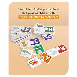 Babyhug Learn the Alphabet Jigsaw Puzzle With Activity Kit - 54 Pieces