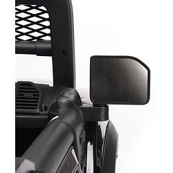 Babyhug Battery Operated Police Ride On Jeep With Lights and Music - Black| Forward & Reverse Drive| Wide Comfortable Seat| Rechargeable Battery| Remote Control| Pre-loaded Music with USB & AUX| Easy to Assemble| Openable Doors| Easy to Operate