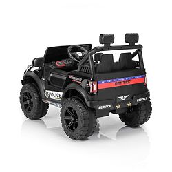 Babyhug Battery Operated Police Ride on Jeep with Light & Music - Black