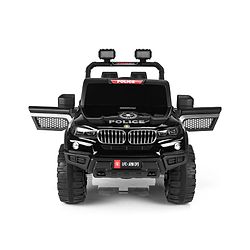Babyhug Battery Operated Police Ride on Jeep with Light & Music - Black