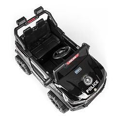 Babyhug Battery Operated Police Ride on Jeep with Light & Music - Black