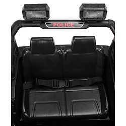 Babyhug Battery Operated Police Ride on Jeep with Light & Music - Black