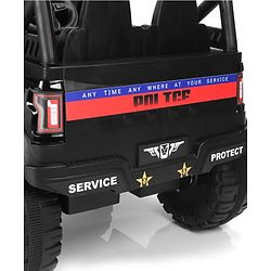Babyhug Battery Operated Police Ride on Jeep with Light & Music - Black