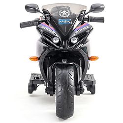 Babyhug Police Battery Operated Ride on Bike With Music & Light - Black