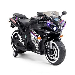 Babyhug Police Battery Operated Ride on Bike With Music & Light - Black