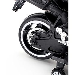 Babyhug Police Battery Operated Ride on Bike With Music & Light - Black