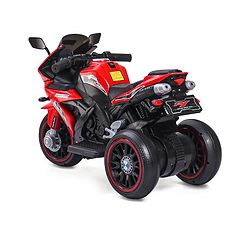 Babyhug Battery Operated Three Wheeler Mini R1 Bike With Music & Light - Red