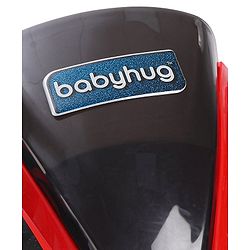 Babyhug Battery Operated Three Wheeler Mini R1 Bike With Music & Light - Red