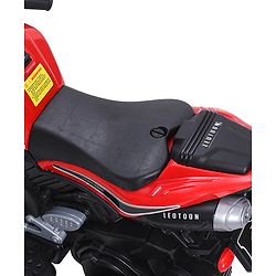Babyhug Battery Operated Three Wheeler Mini R1 Bike With Music & Light - Red