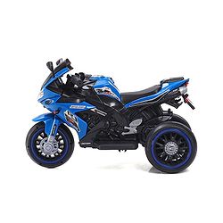 Babyhug Battery Operated Three Wheeler Mini R1 Bike With Music & Light - Blue