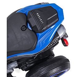 Babyhug Battery Operated Three Wheeler Mini R1 Bike With Music & Light - Blue