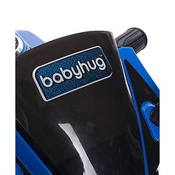 Babyhug Battery Operated Three Wheeler Mini R1 Bike With Music & Light - Blue