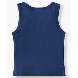 Babyhug 100% Cottton Anti Bacterial Sleeveless Sando Pack Of 3 - Blue Green