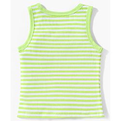 Babyhug 100% Cottton Anti Bacterial Sleeveless Sando Pack Of 3 - Blue Green