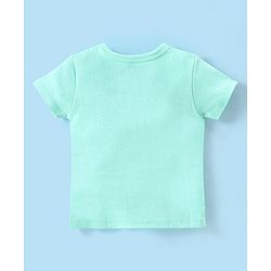 Babyhug 100% Cotton Antibacterial Half Sleeves Vests Bee Print Pack of 5 - Pink Blue & Yellow