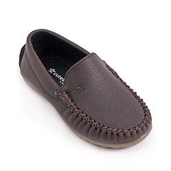 Cute Walk by Babyhug Slip On Formal Shoes - Brown