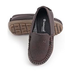 Cute Walk by Babyhug Slip On Formal Shoes - Brown
