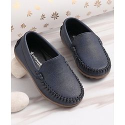 Cute Walk by Babyhug Slip on Formal Loafer Shoes - Blue