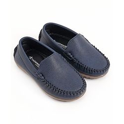 Cute Walk by Babyhug Slip on Formal Loafer Shoes - Blue