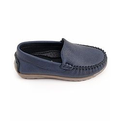 Cute Walk by Babyhug Slip on Formal Loafer Shoes - Blue