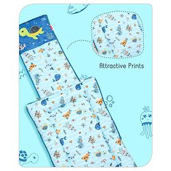 Babyhug Velour Sleeping Bag Animal Faces Print - Multicolor