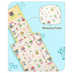 Babyhug Velour Sleeping Bag Animal Faces Print - Multicolor