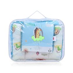 Babyhug Velour Sleeping Bag Animal Faces Print - Multicolor