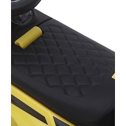 Babyhug 3 in 1 Manual Push Ride on Car with Parent Push Handle - Yellow