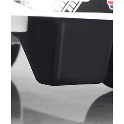 Babyhug 3 in 1 Manual Push Ride on Car with Parent Push Handle - White