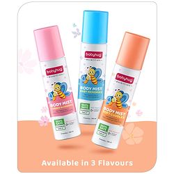Babyhug Baby Memories Gentle Body Mist  150ml | Alcohol Free | Dermatologically Tested | Skin Friendly | Safe | Everyday Wear