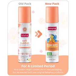 Babyhug Baby Memories Gentle Body Mist  150ml | Alcohol Free | Dermatologically Tested | Skin Friendly | Safe | Everyday Wear