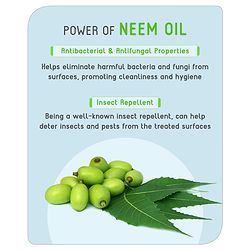 Babyhug Home All Purpose Neem Oil Cleanser for Baby-Safe Cleaning  300ml | Multipurpose Surface Cleaner for Toys & Floors | kills 99.9% Germs | Anti- Bacterial | Natural | Phosphorus Free